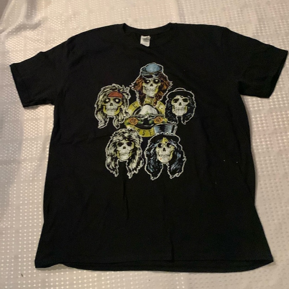 Guns n Roses black band t-shirt, size XL.